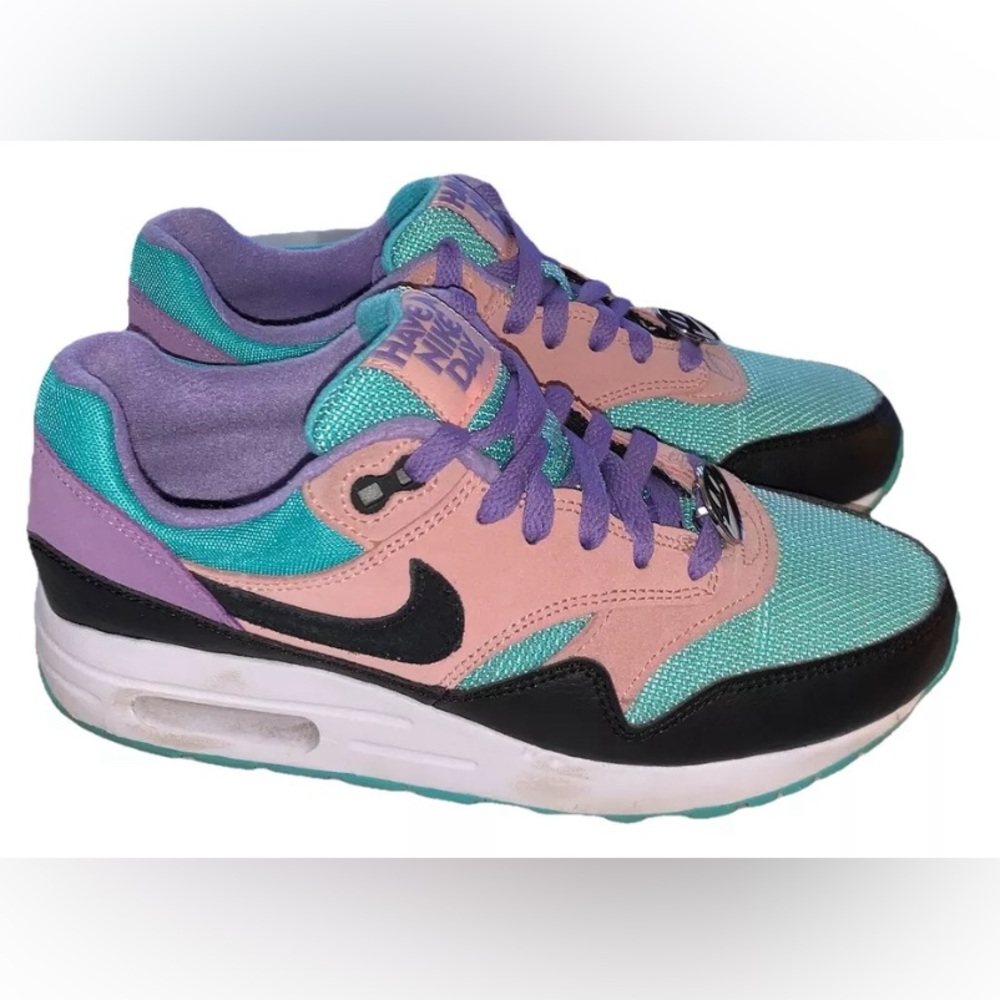 LIMITED EDITION NIKE AIR MAX Have A Nike Day Smiley Face Sz 6 Wmns/4.5Y (S291)